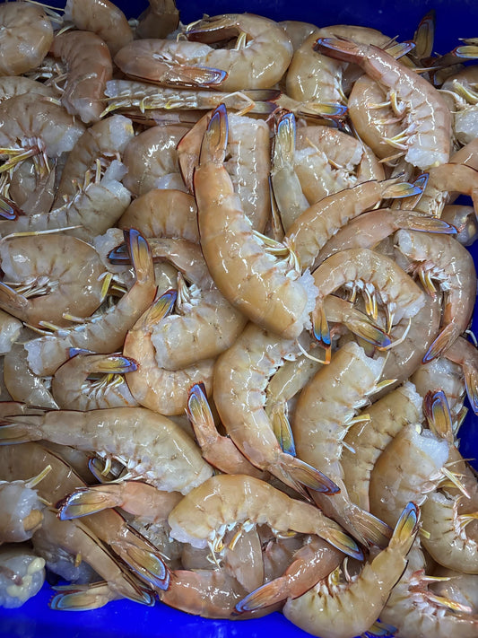 Large Headless Green King Prawns (per 1kg)