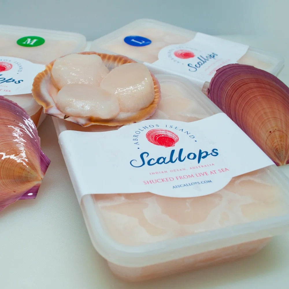 Premium Grade WA Scallop Meat - 200 gram packet